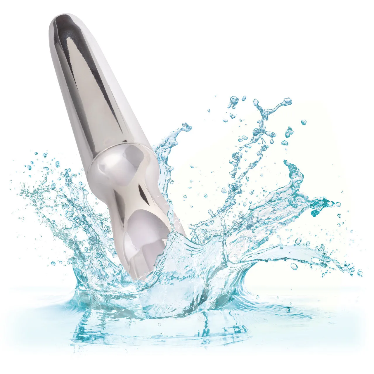 CalExotics Rechargeable Anal Probe - Silver