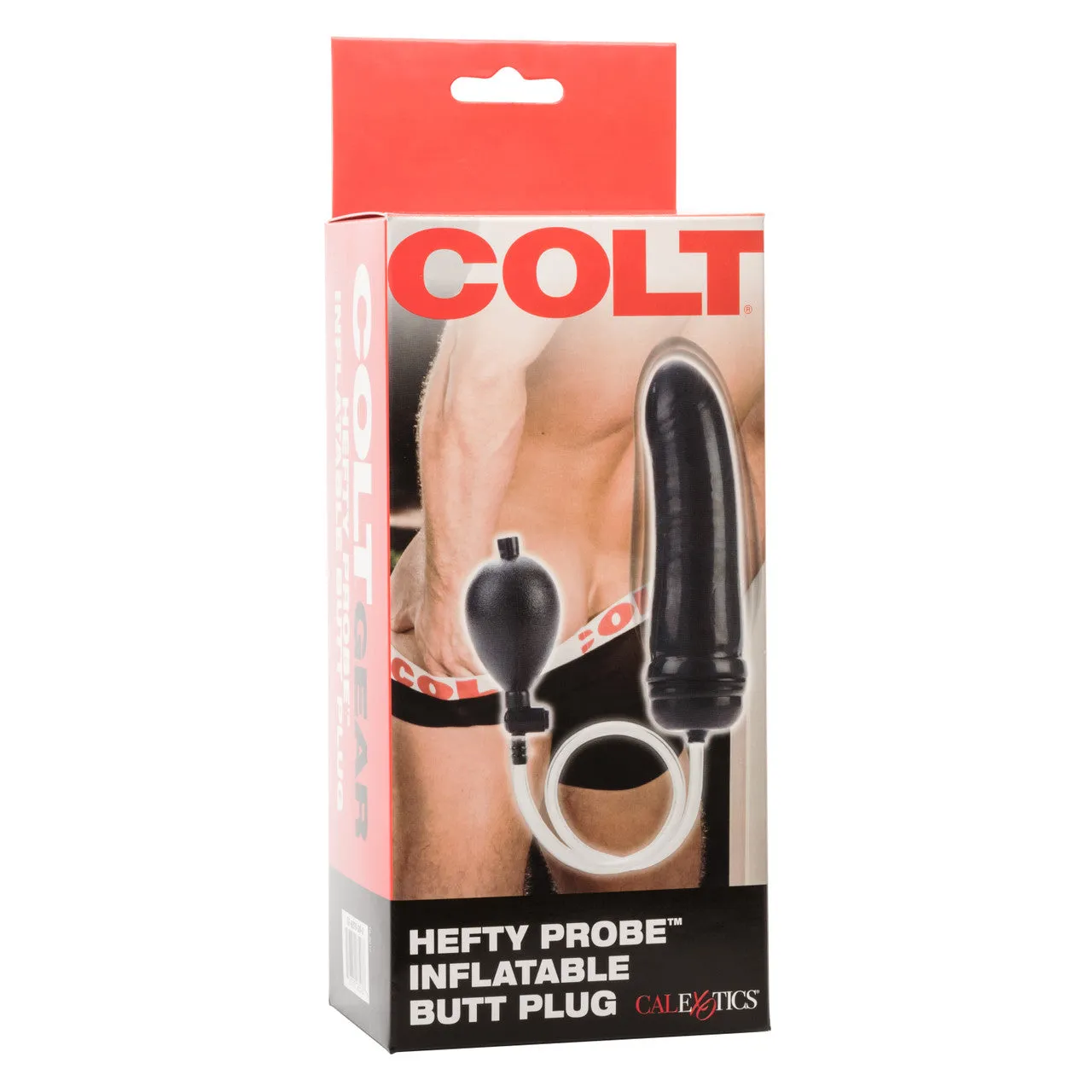 Colt Hefty Probe Inflatable Butt Plug - Black
