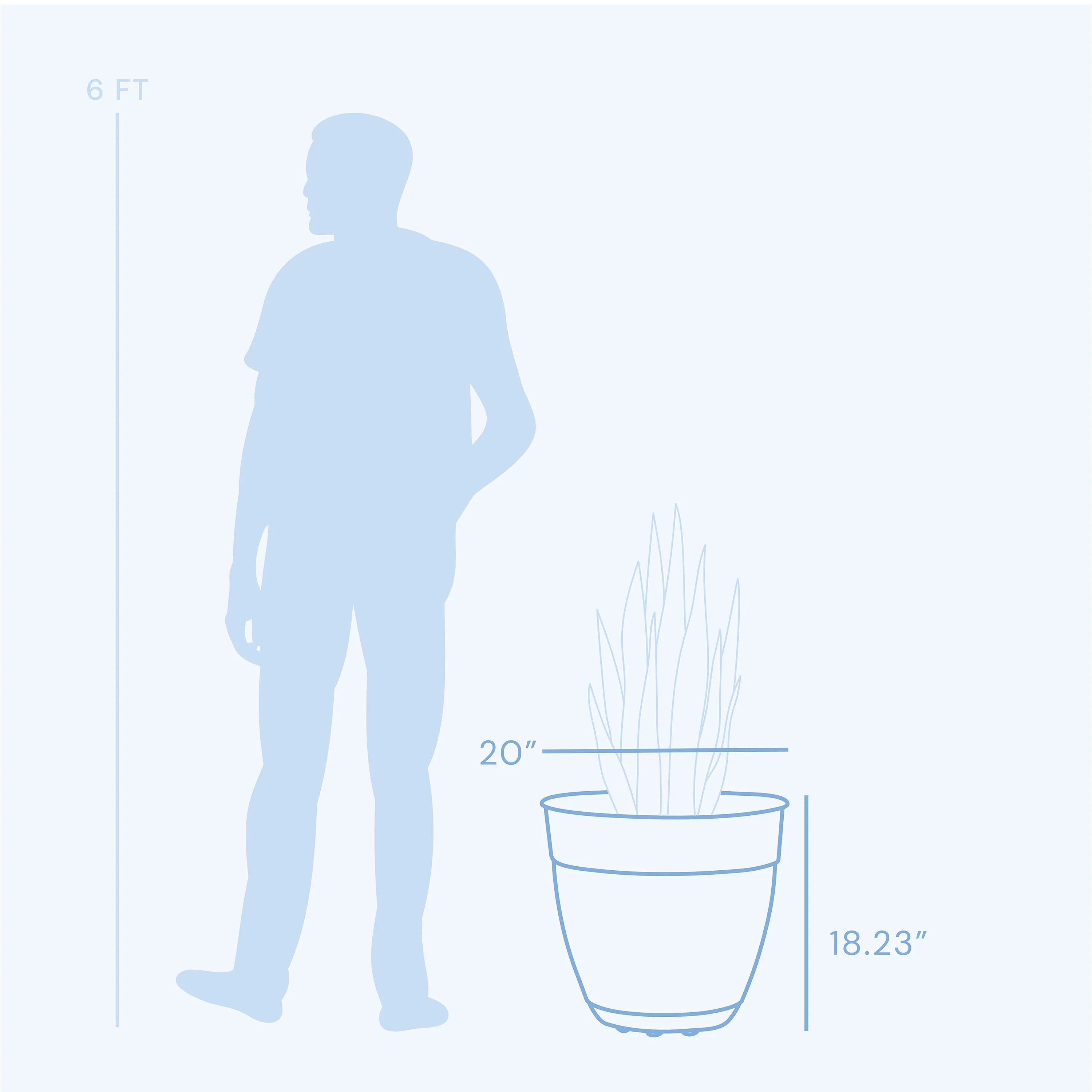 Dayton Ocean Recycled Planters