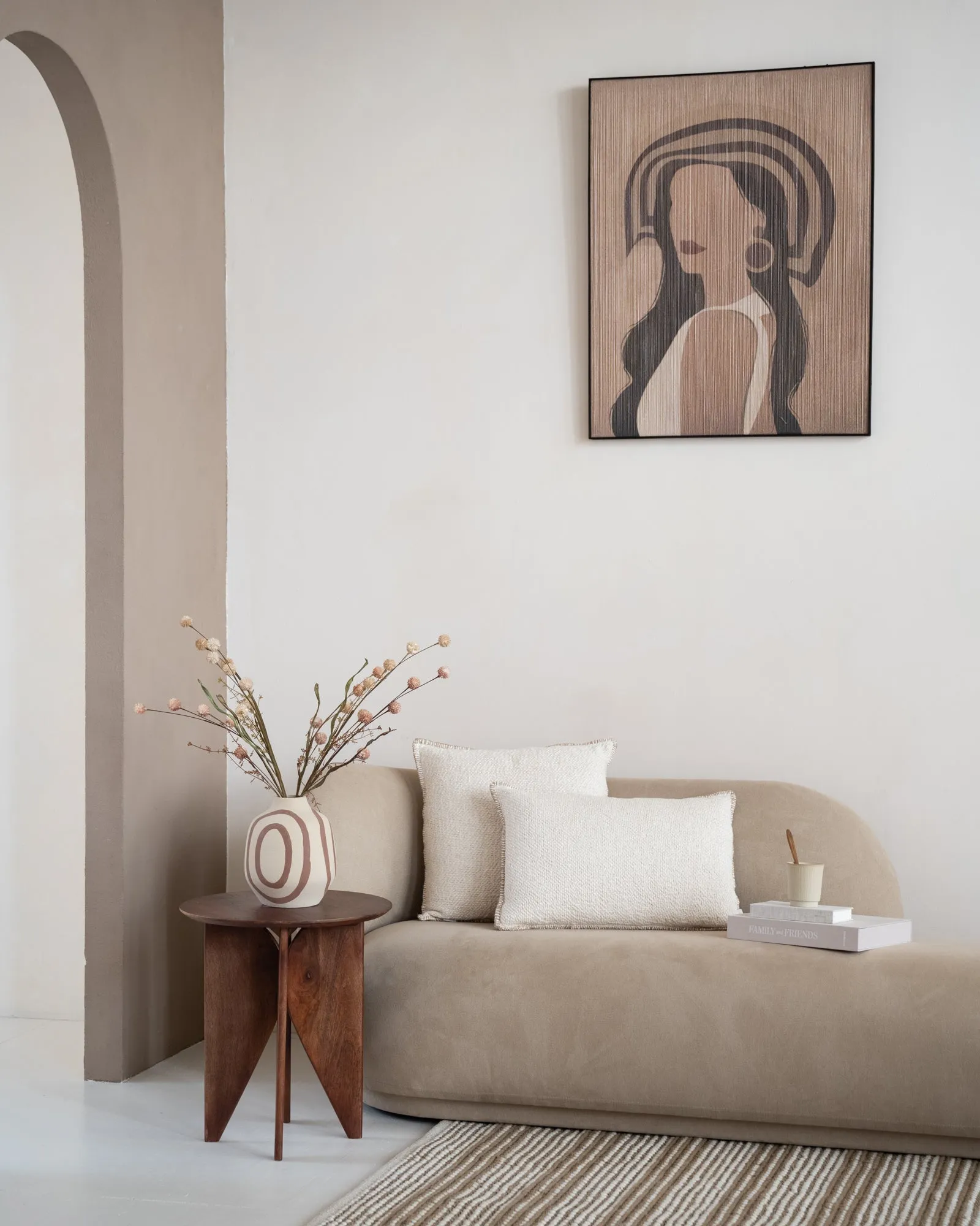 Deco Vase Umya Sand/Terra
