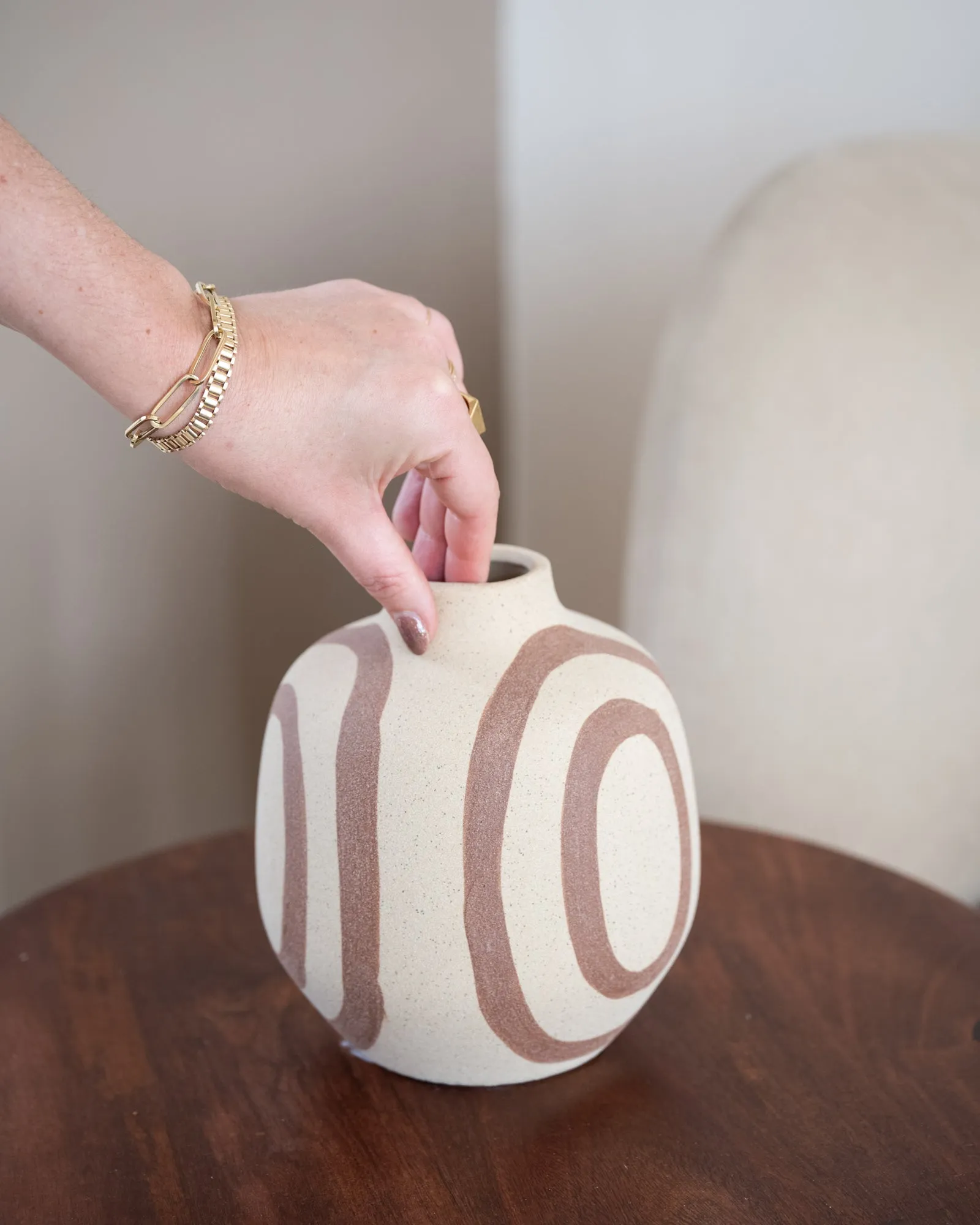 Deco Vase Umya Sand/Terra