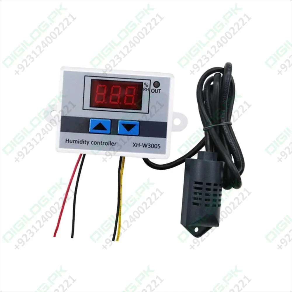 Digital Humidity Controller Xh-w3005 Adjustable 220v 10a Hygrometer Switch Controller