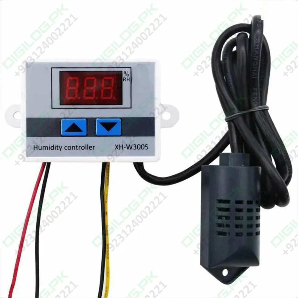 Digital Humidity Controller Xh-w3005 Adjustable 220v 10a Hygrometer Switch Controller