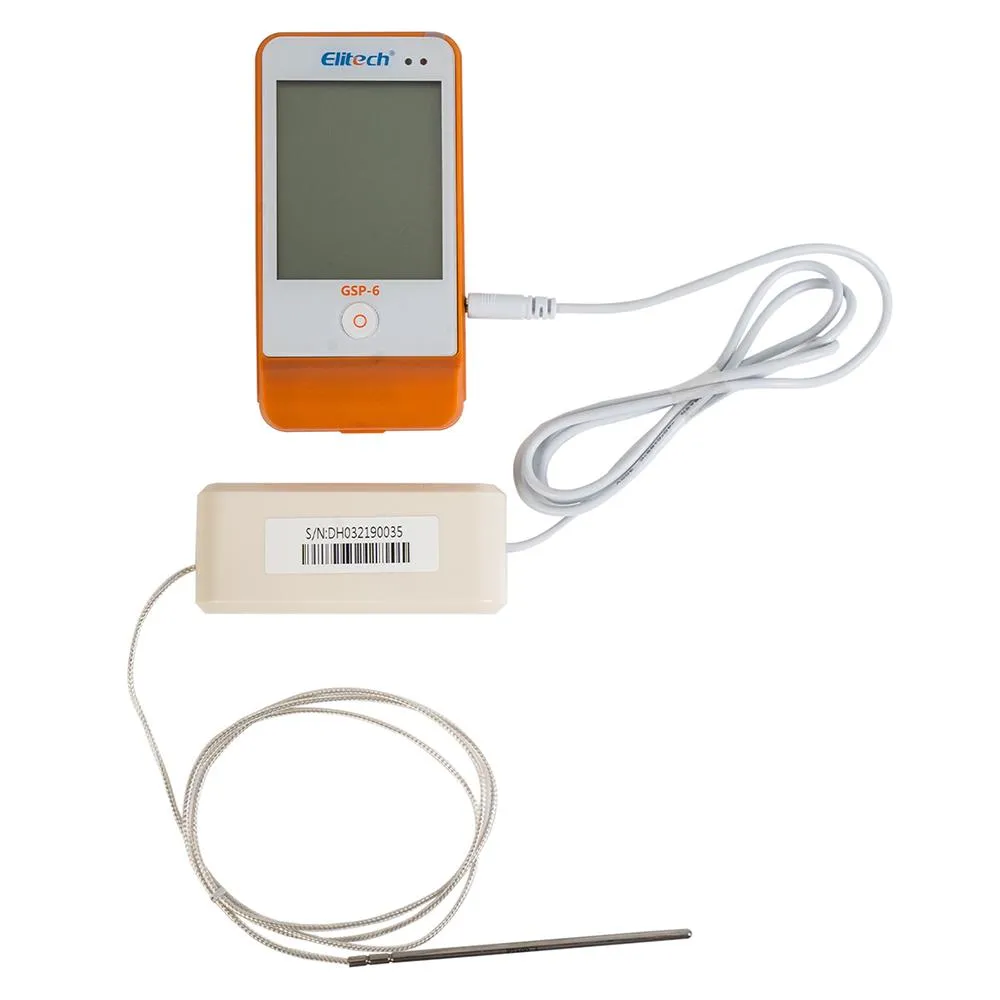 Elitech GSP-6 PTE Ultra Low Digital Data Logger -121℉ to 302℉ Recorder 16000 Points