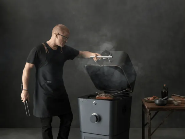 Everdure 4K Electric Ignition Charcoal Outdoor BBQ Oven - HBCE4K
