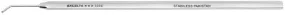 Excelta 330E Stainless Steel Probe with Chiseled, 45° Angled, Mini Fine Tip, 6.0" OAL