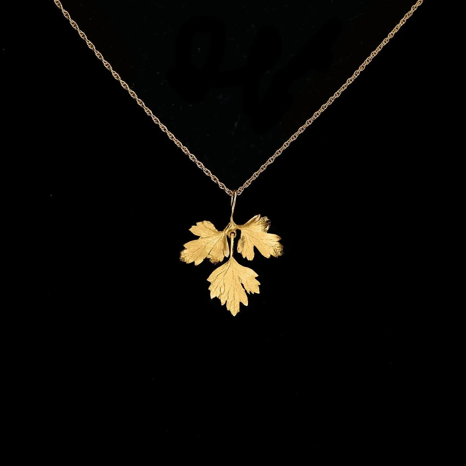 Fine Parsley Pendant