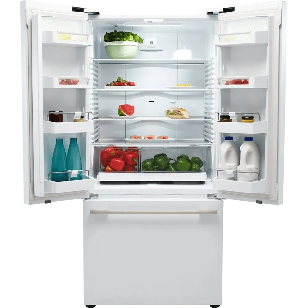 Fisher   Paykel RF522ADW5 Non-Plumbed Total No Frost American Style Fridge Freezer, 79cm Wide - White