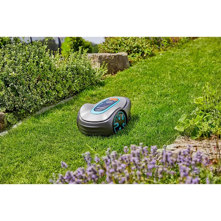 GARDENA Robotic Lawnmower SILENO Minimo 500   FREE Garage