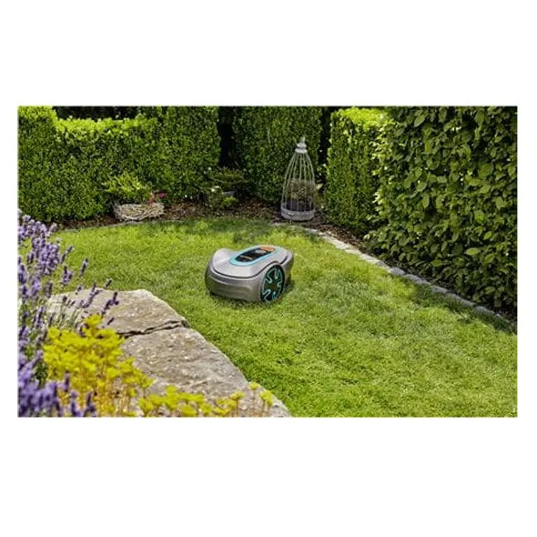 GARDENA Robotic Lawnmower SILENO Minimo 500   FREE Garage