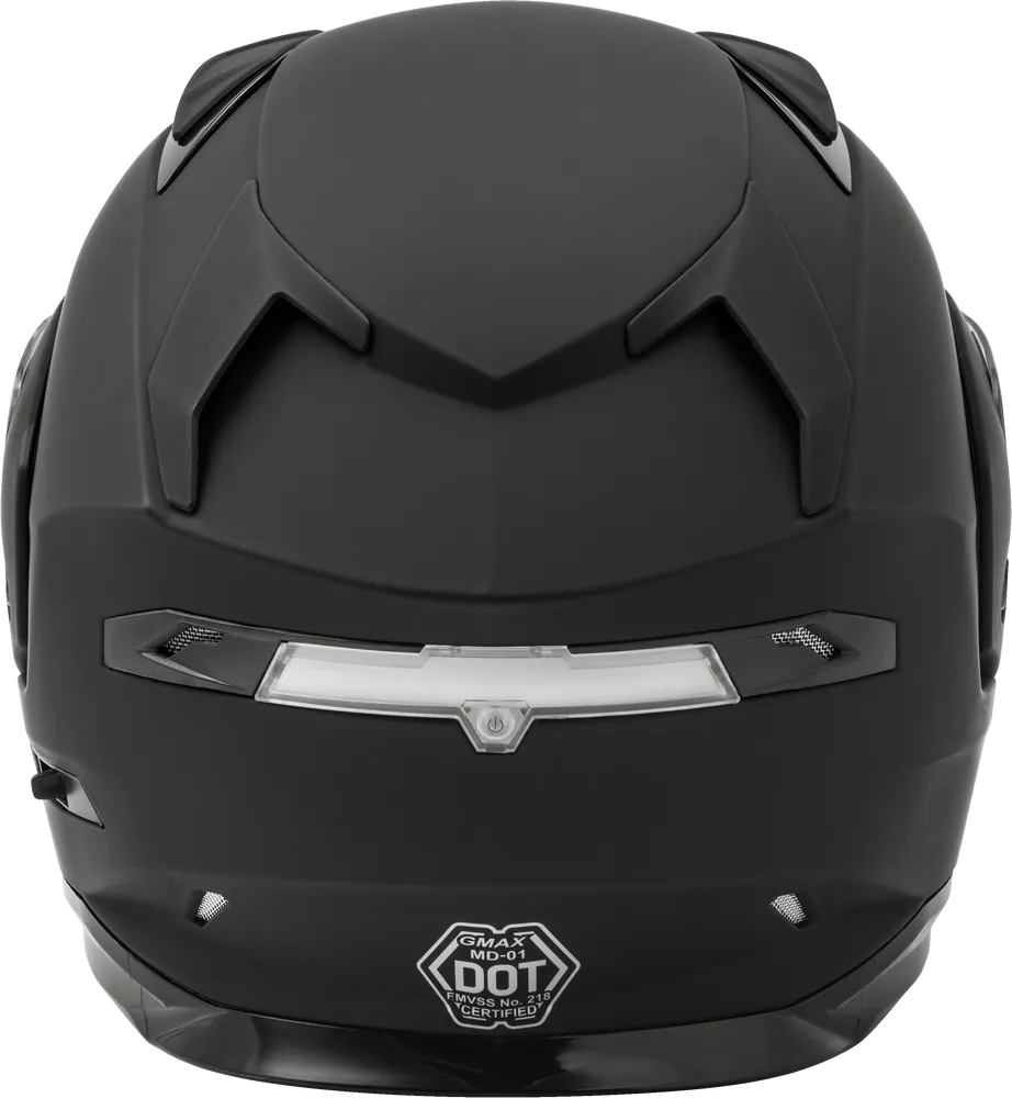 Gmax MD-01S Snow Helmet Matte Black Electric Shield and Dual Lens