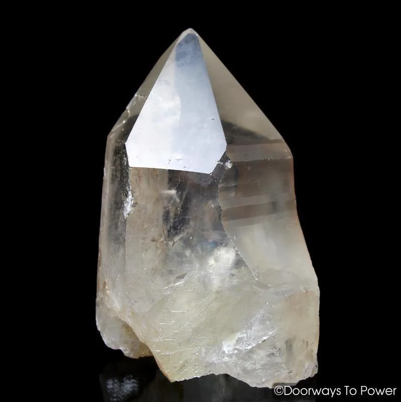 Golden Pink Lemurian Manifestation Quartz Pleiadian Starbrary Crystal 'Sacred 9'
