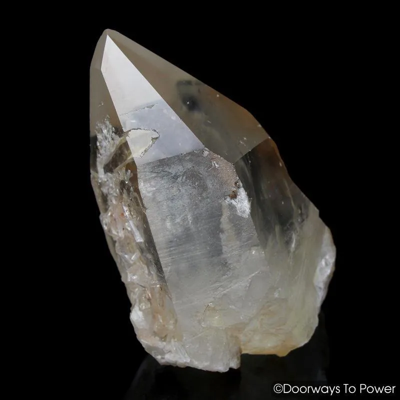 Golden Pink Lemurian Manifestation Quartz Pleiadian Starbrary Crystal 'Sacred 9'