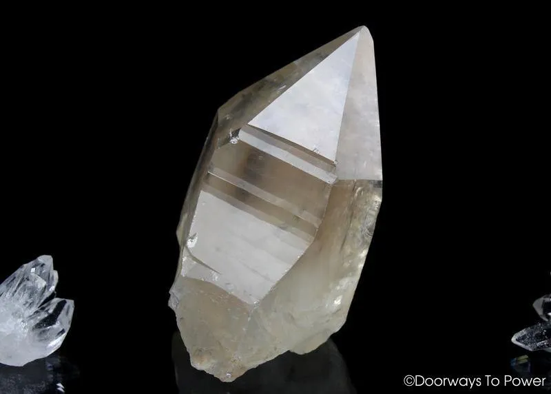 Golden Pink Lemurian Manifestation Quartz Pleiadian Starbrary Crystal 'Sacred 9'
