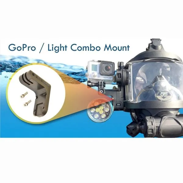 GoPro / Light Combination Mount for Accessory Rail System