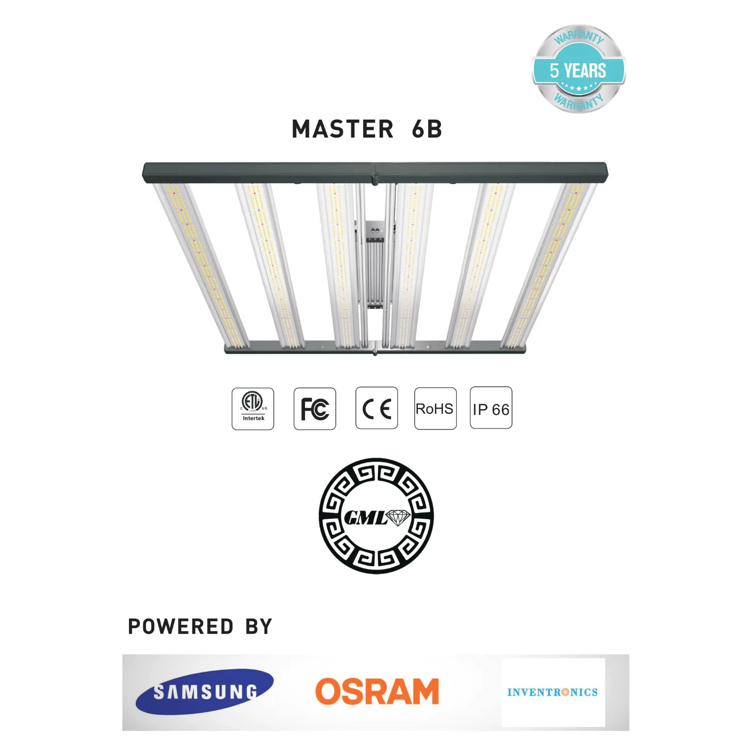 Grand Master LEDs Master 6 Bloom Red 660W LED Grow Light