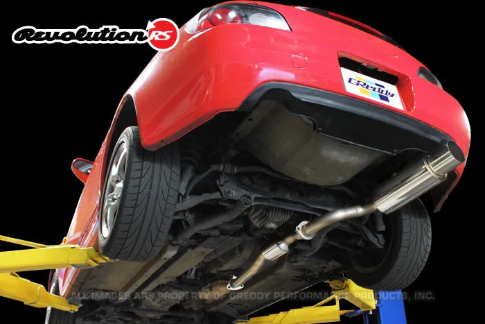 GREDDY REVOLUTION-RS EXHAUST: S2000 00-09 (SINGLE EXIT TO RIGHT)