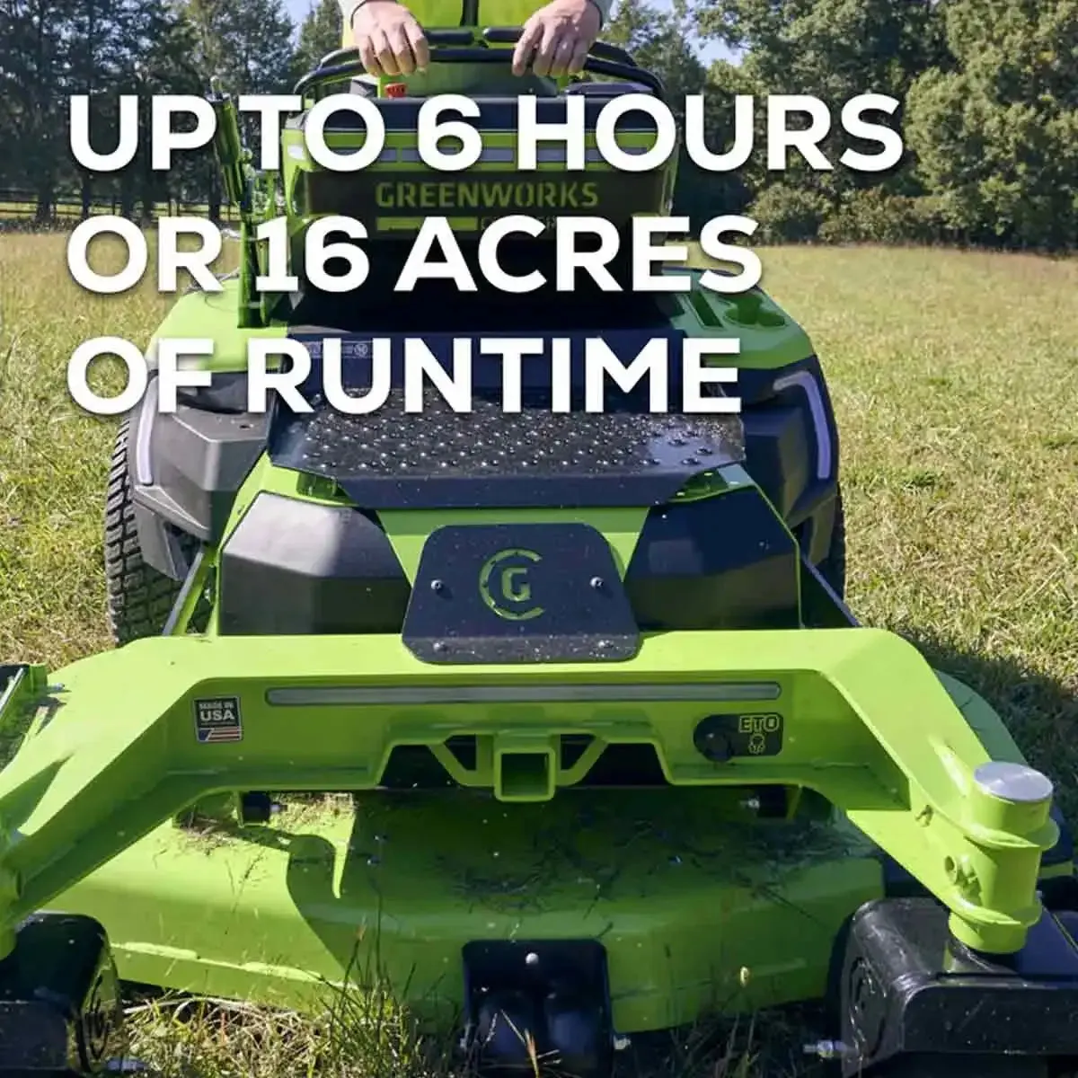 Greenworks OptimusZ 60" 18kWh Stand-On Zero Turn Mower