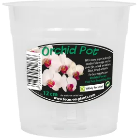 Growth Technology 12cm Clear Orchid Pot