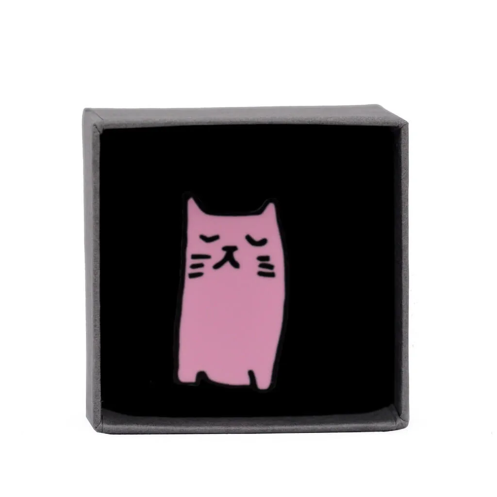 Happy Cat - Birds Nests For Hair - brooch