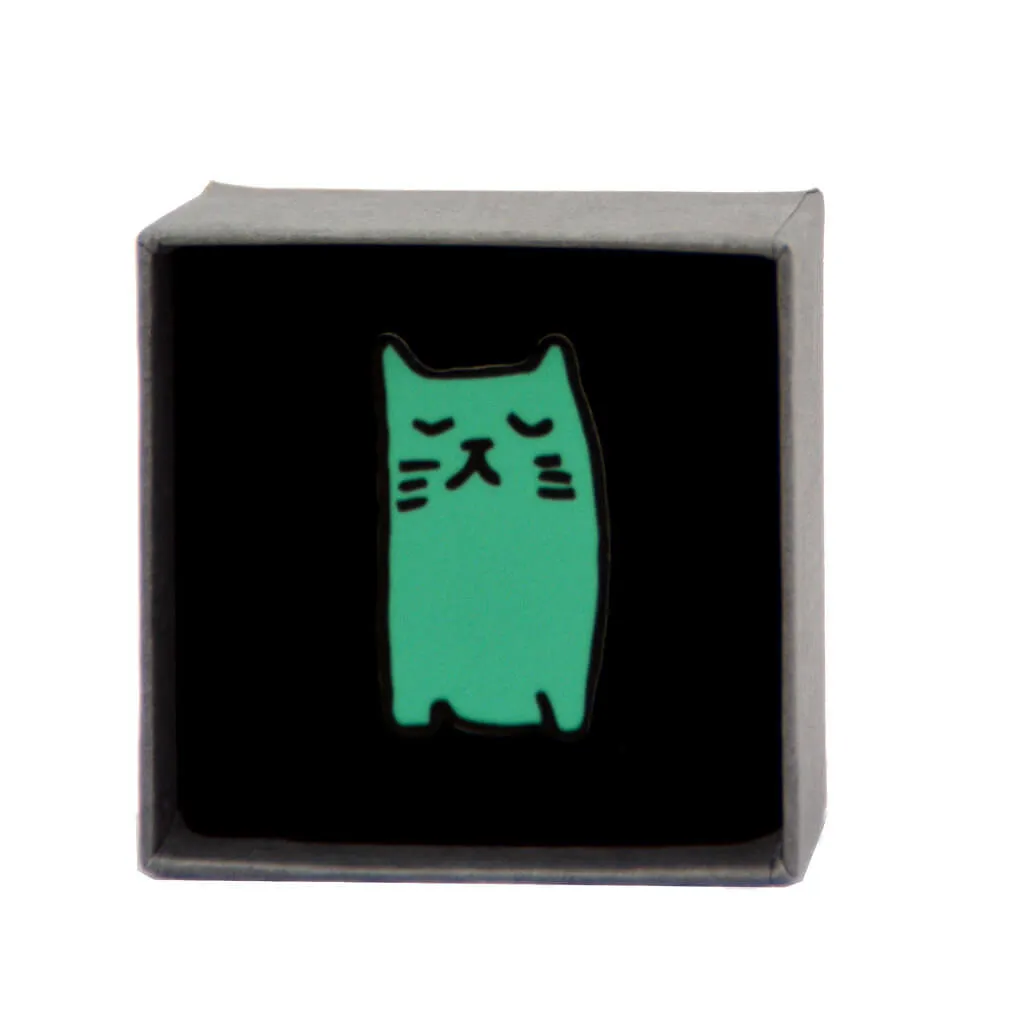 Happy Cat - Birds Nests For Hair - brooch