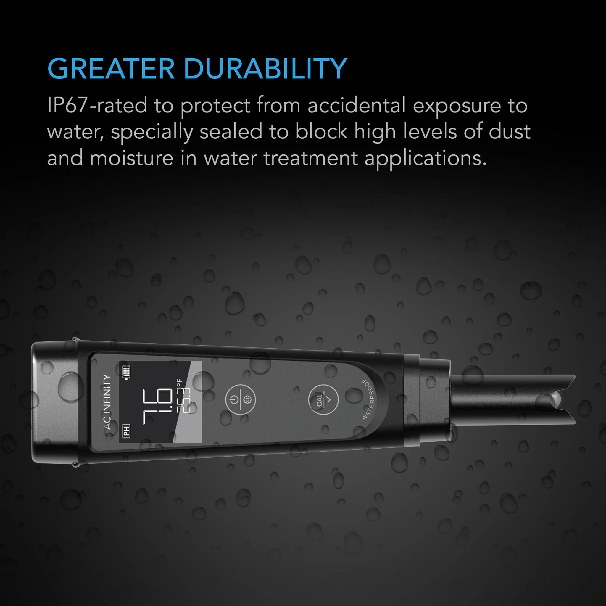 Hydroponic Meter PRO Kit, All-in-One pH Pen, Interchangeable Probe