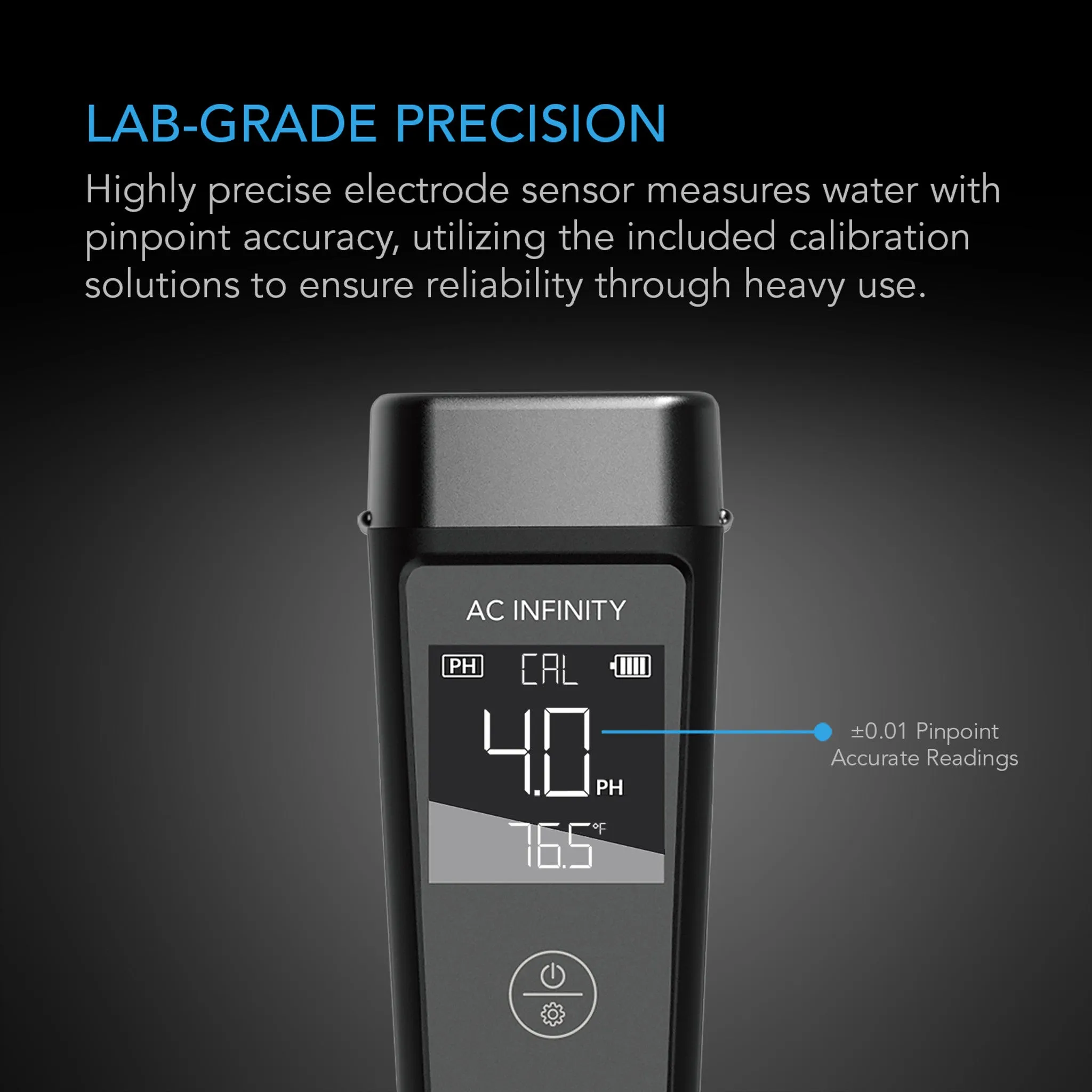 Hydroponic Meter PRO Kit, All-in-One pH Pen, Interchangeable Probe