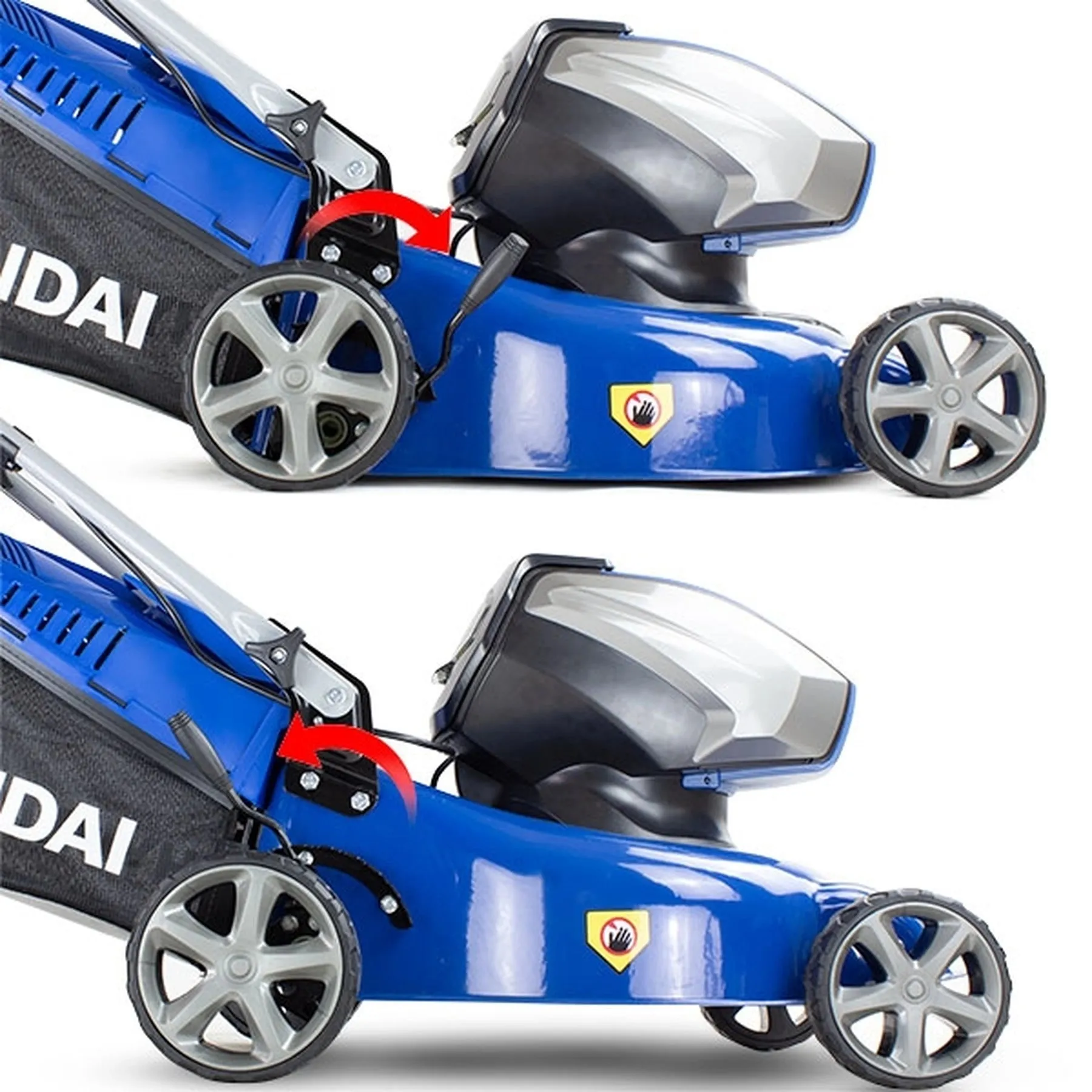 Hyundai HYM40LI420SP Cordless Self-Propelled Lawn Mower 42cm - Battery & Charger