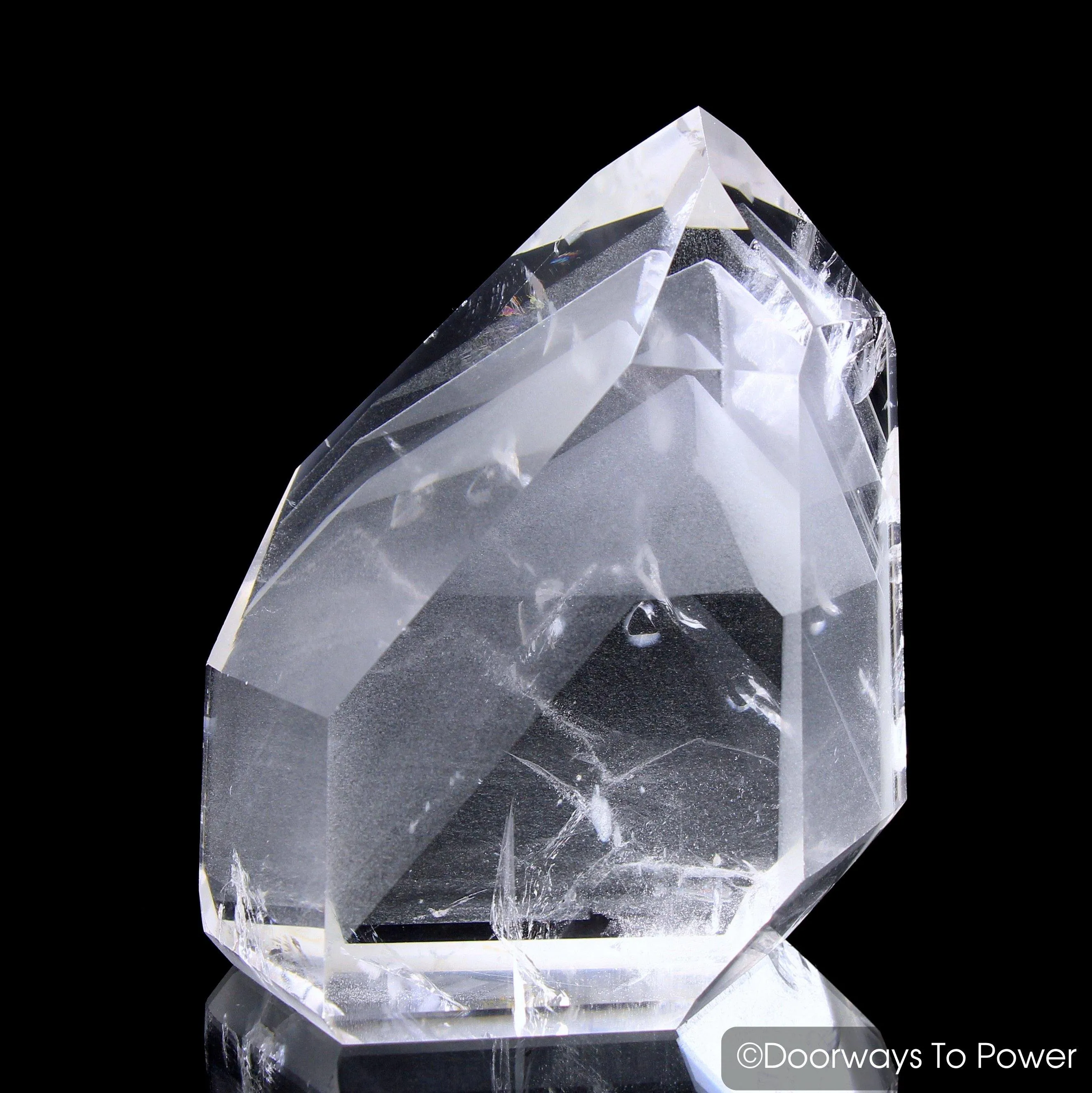 John of God Crystal Phantom Quartz Point & Manifest Spirit 'Shinning Light'