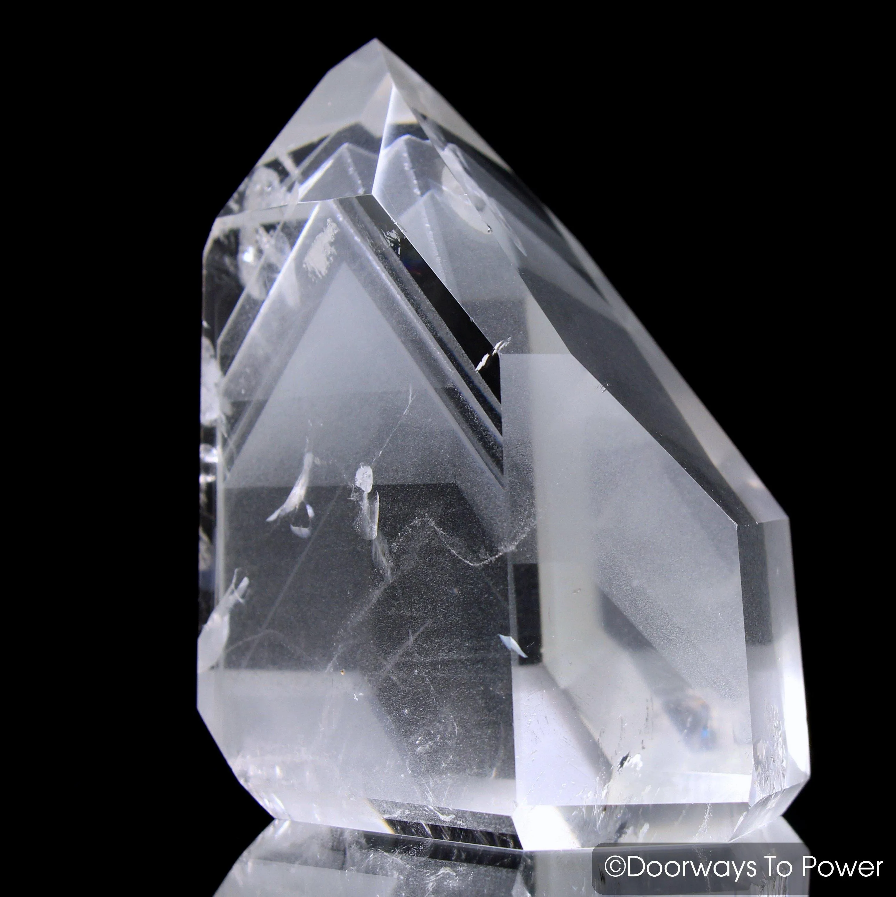 John of God Crystal Phantom Quartz Point & Manifest Spirit 'Shinning Light'
