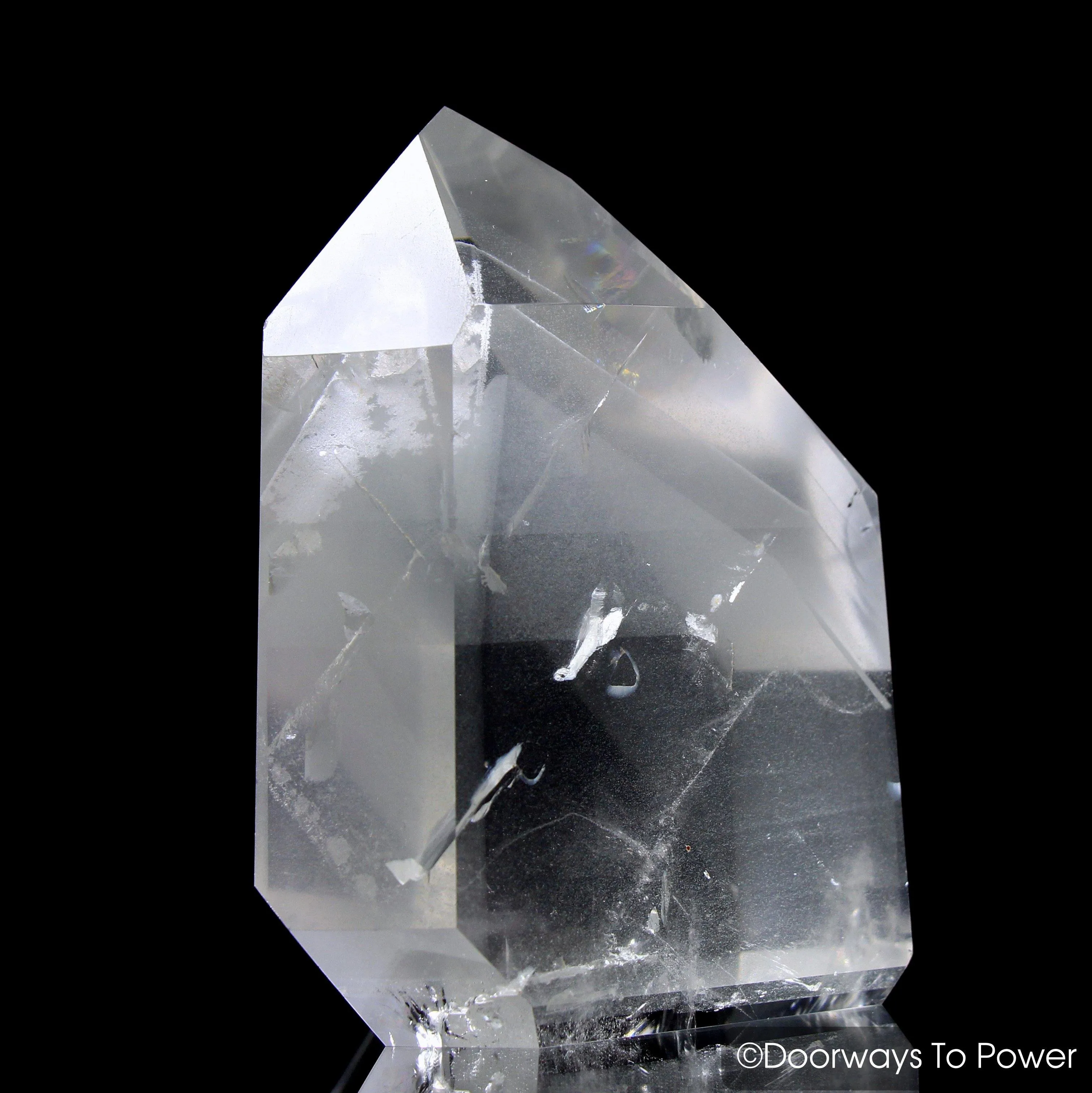John of God Crystal Phantom Quartz Point & Manifest Spirit 'Shinning Light'