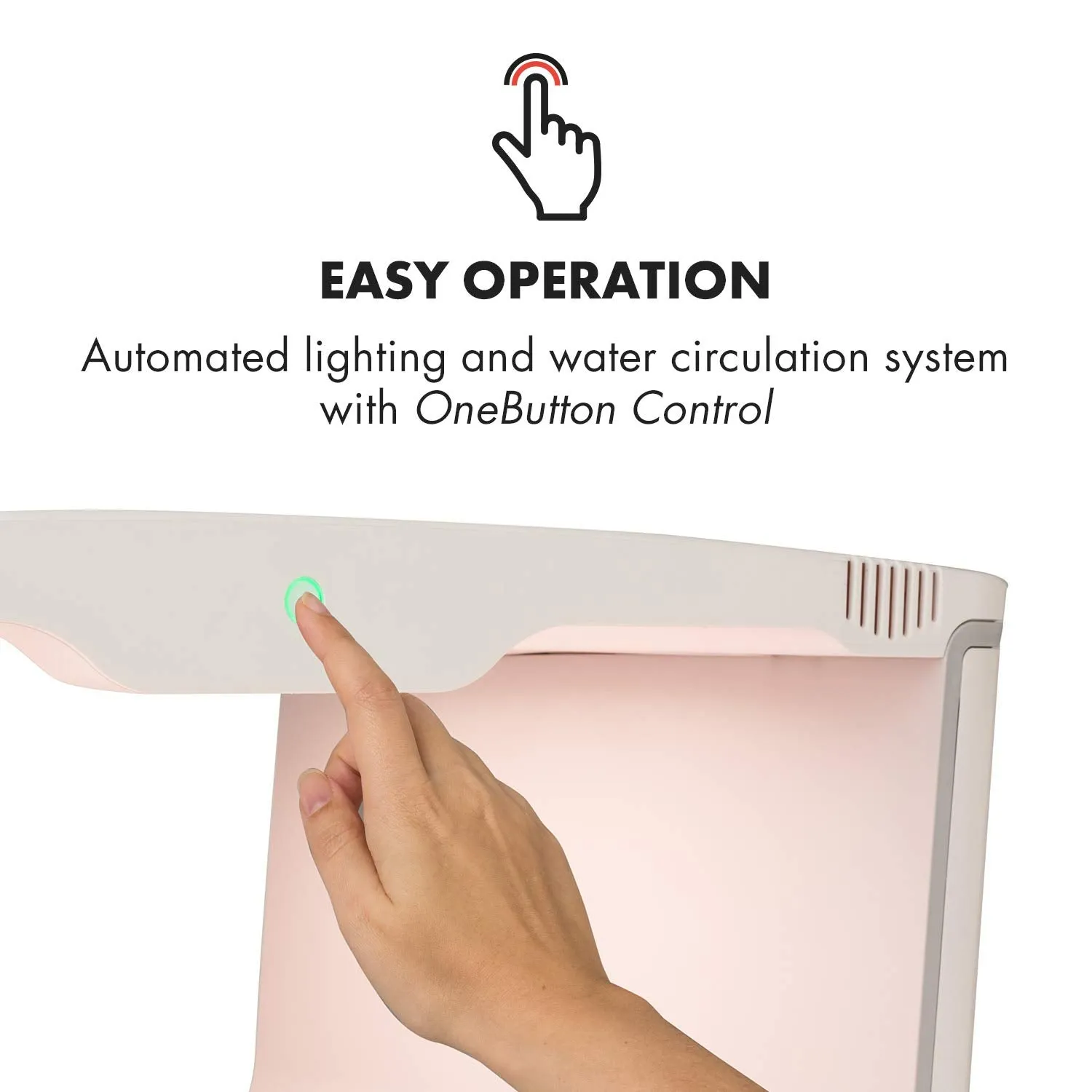 Klarstein GrowIt Farm - Smart Indoor Garden, Hydroponic Garden, up to 28 plants in 25 to 40 days, Automatic LED Lighting and Irrigation System, 8L Water Tank, Grow It Smart!