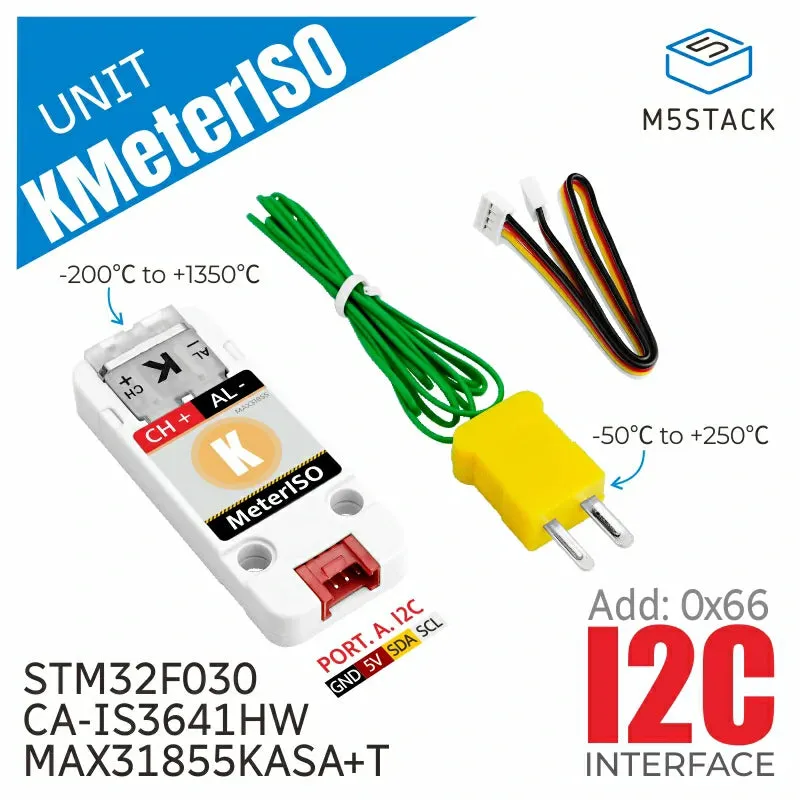 Kmeter Isolation Unit with Thermocouple Temperature Sensor (MAX31855)