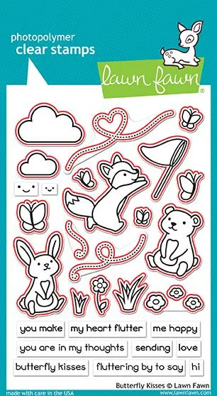 LAWN FAWN: Butterfly Kisses Lawn Cuts Die