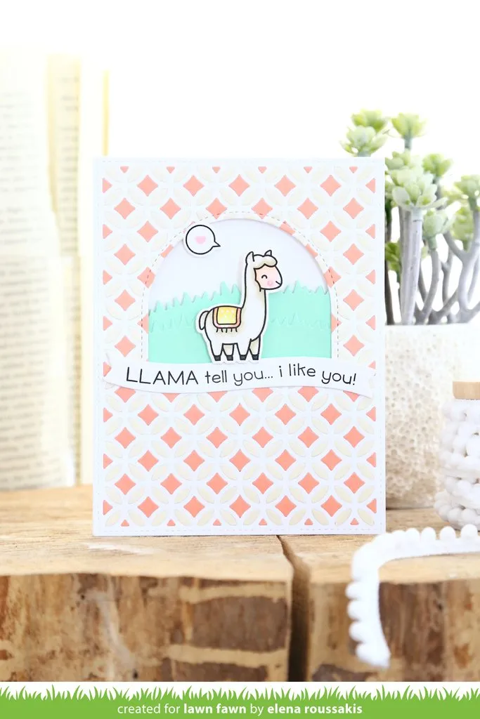 LAWN FAWN: Llama Tell You Lawn Cuts Die
