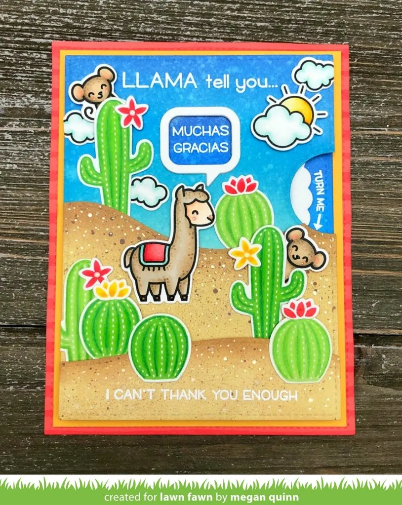 LAWN FAWN: Llama Tell You Lawn Cuts Die