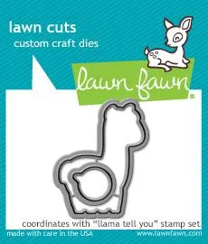 LAWN FAWN: Llama Tell You Lawn Cuts Die