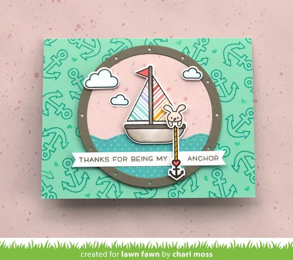 LAWN FAWN: Smooth Sailing Lawn Cuts Die