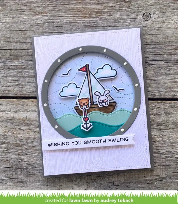 LAWN FAWN: Smooth Sailing Lawn Cuts Die