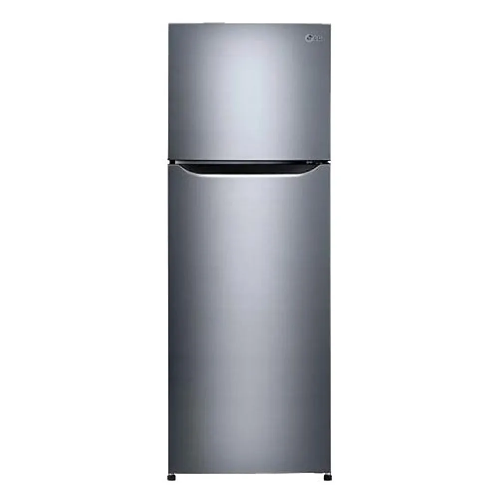 LG - Large Capacity 24” Wide Compact Top Mount Refrigerator - Platinum Silver