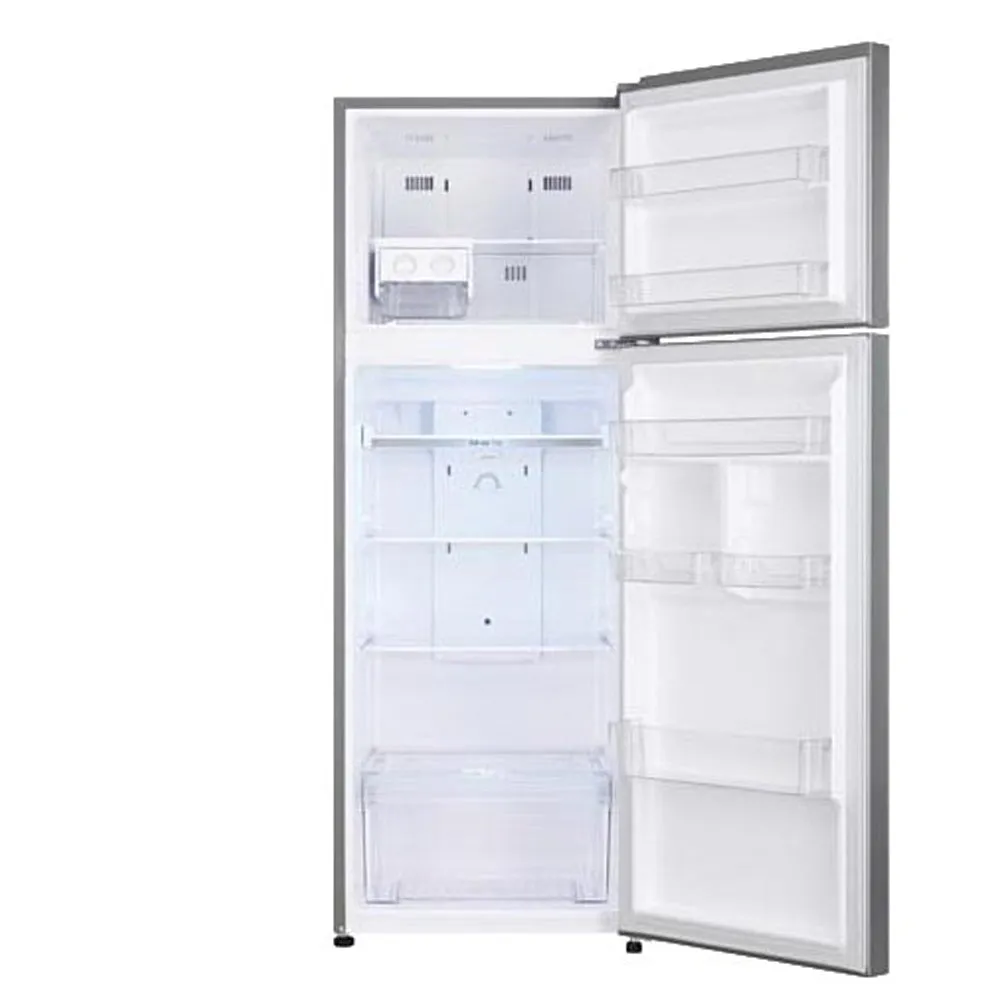 LG - Large Capacity 24” Wide Compact Top Mount Refrigerator - Platinum Silver