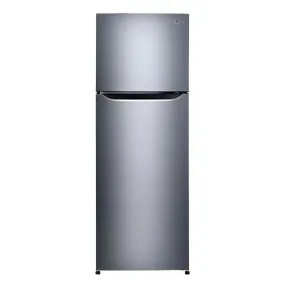 LG - Large Capacity 24” Wide Compact Top Mount Refrigerator - Platinum Silver