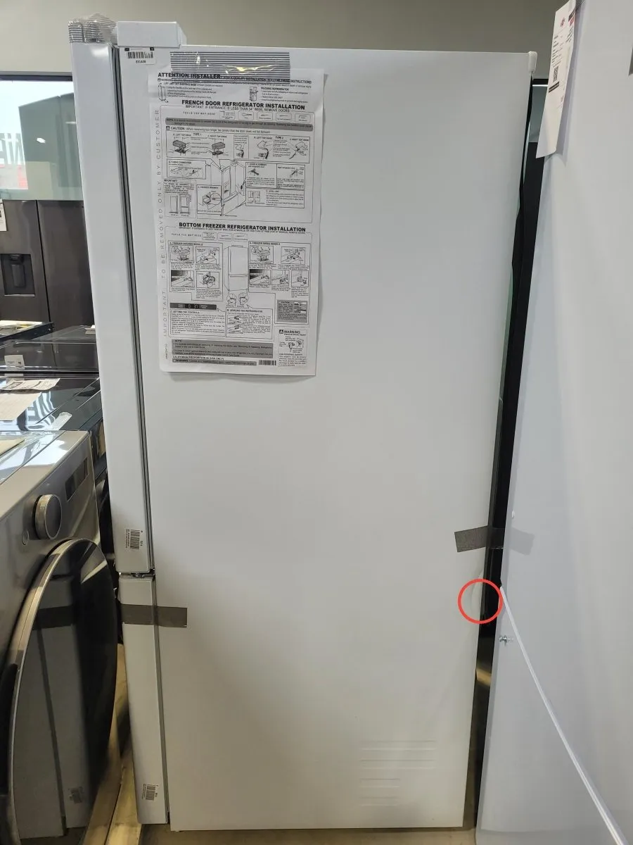 LRDNS2200W - REFRIGERATORS - LG - Bottom Freezer - White - Open Box