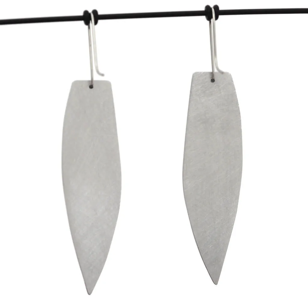 Mabel's Garden - Blue gum leaf - Birds Nests For Hair - shepherds hook earrings