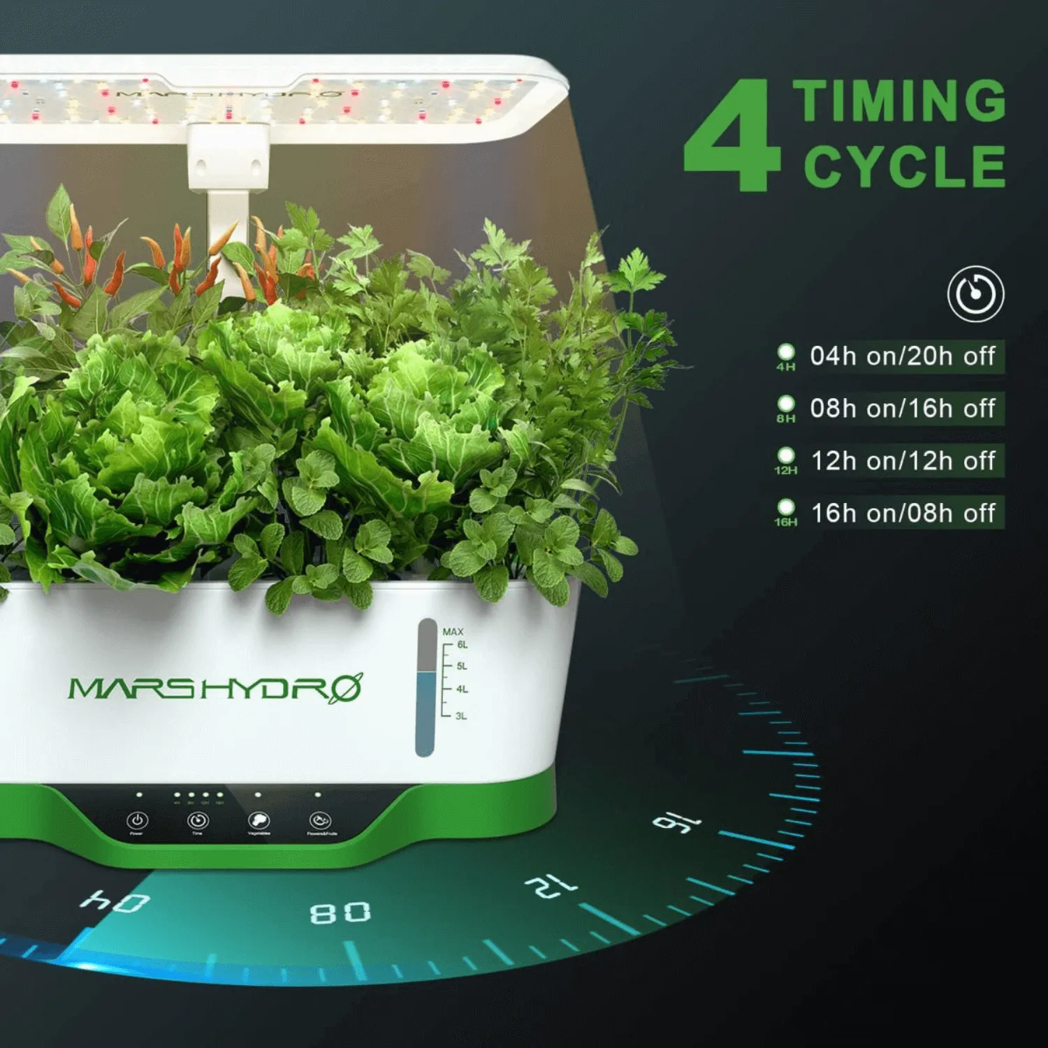 Mars Hydro Hydroline12 LED Hydroponics Growing System