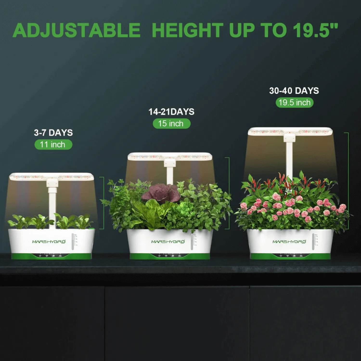 Mars Hydro Hydroline12 LED Hydroponics Growing System