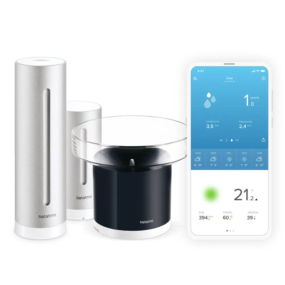 Netatmo Rain Pack "Smart Home Weather Station   Smart Rain Gauge"