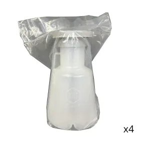 *NEW* Full-Baffle TUNAIR™ Polypropylene Erlenmeyer Flask Kit, Low Profile Cap, 2.5L - STERILE