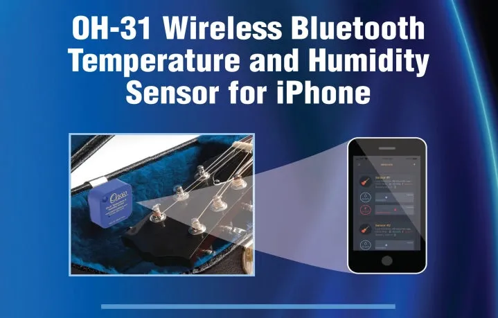 Oasis OH-31 Wireless Bluetooth Temperature and Humidity Tracker for iPhone