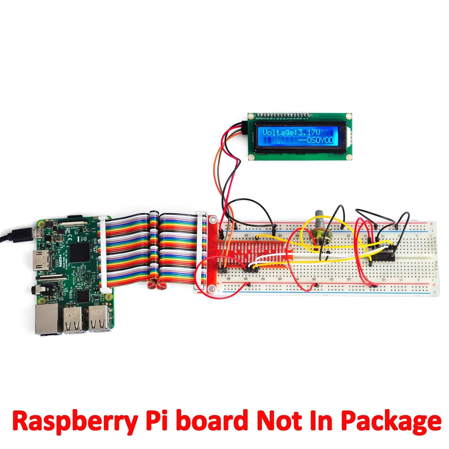 OSOYOO Starter Programming Learning Kit for Raspberry Pi